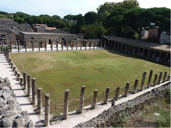 Remains of a “gymnasia,” an early version of our modern gyms. 