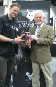 Nic Bonczyk (CEO: Mantikore-Verlag) and Joe Dever proudly present Lone Wolf 18: Dawn of the Dragons (June 1, 2013)