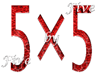 5 by 5