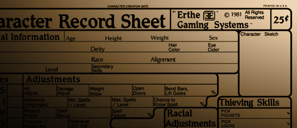 [A Digital Re-Creation of the Erthe Gaming Systems Unofficial Knockoff AD&D Sheet]