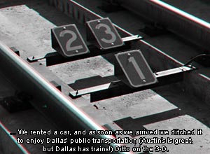A 3-D picture of Morena Baccarin or Clare Kramer would be very sweet, I agree, but I think it might be impolite to ask them to 'freeze solid while I double-expose you for an anaglyph.' Not that I wasn't tempted.