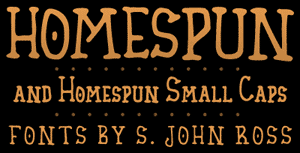 [Homespun and the small-caps variant image]