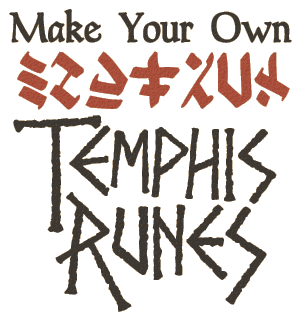 [Make Your Own Sculpey Temphis Runes!]