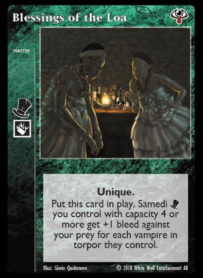 Card preview - Blessings of the Loa