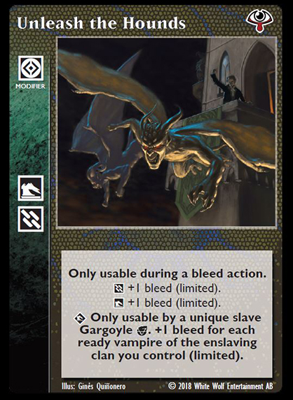 Card preview - Unleash the Hounds