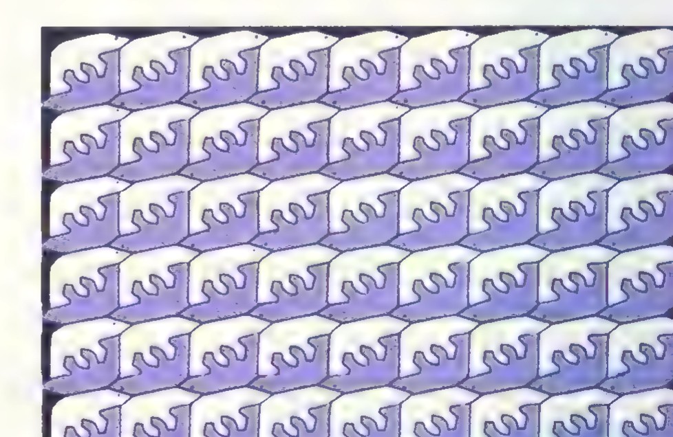 A repeating pattern of polar-bear shapes tiling the plane.