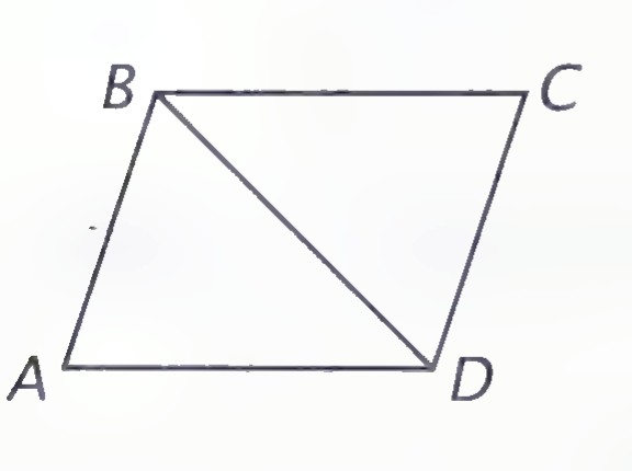 Quadrilateral A-B-C-D with diagonal BD drawn.