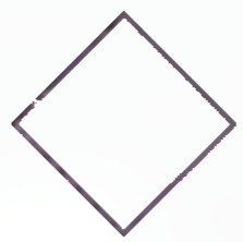 A square standing on one corner, like a diamond.