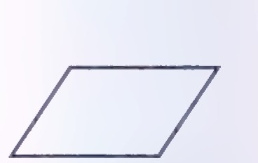 A parallelogram leaning to the right.