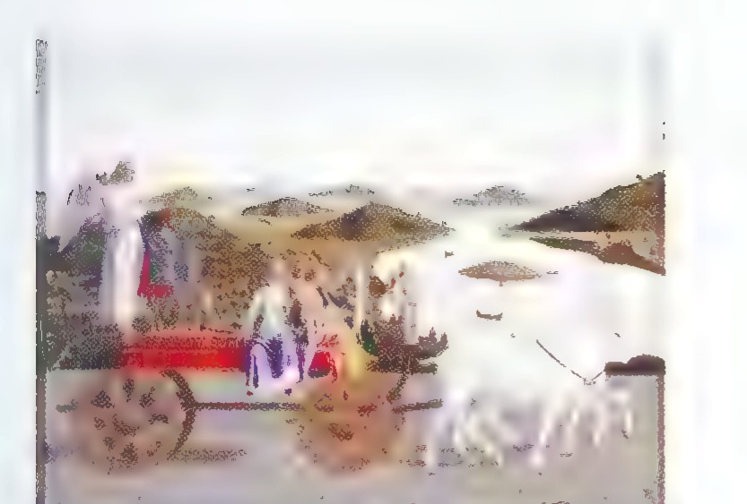 A Renaissance painting showing a procession of figures crossing a landscape, with a distant city.