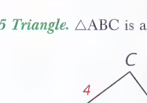 Triangle ABC with sides AC = 4, BC = 3, and AB = 5.