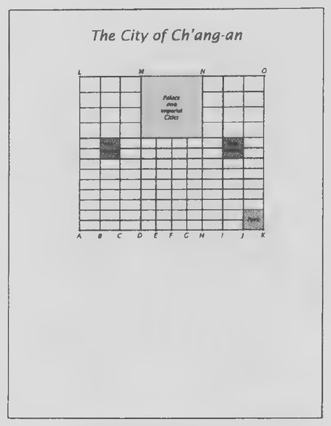 Transparency 1-1-2: The city of Ch’ang-an (Set I)