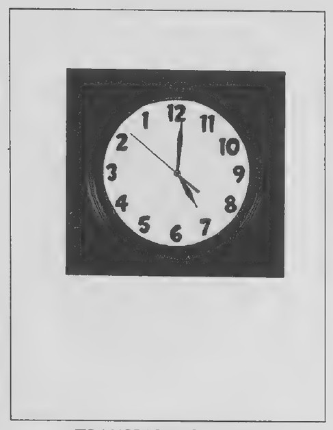 Transparency 1-4-1: Counterclockwise clock