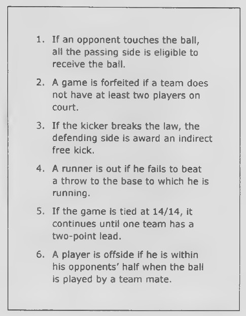 Transparency 2-1-2: Rules that are conditional statements