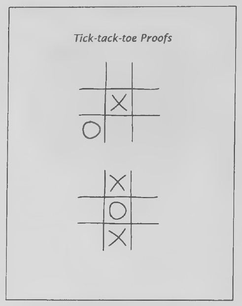 Transparency 2-3-6: Tick-tack-toe proofs (Set II, Exs. 29-32)