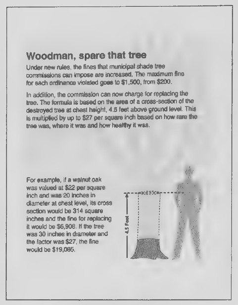 Transparency 2-R-1: Woodman, spare that tree