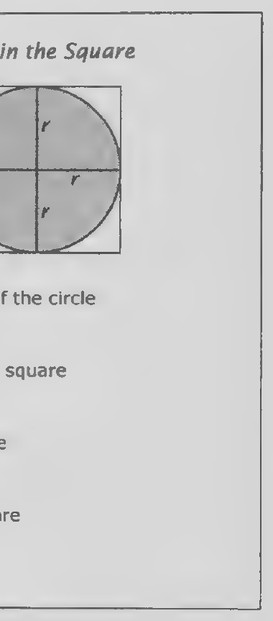 Transparency 2-R-9: Circle in the square (Set II, Exs. 4449)