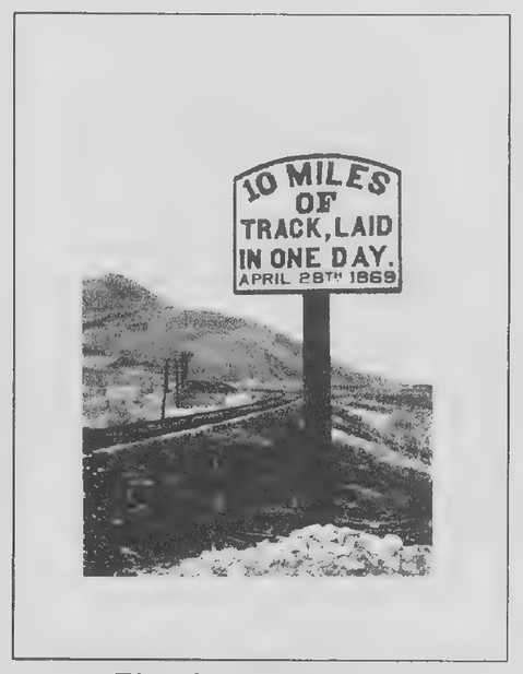 Transparency 3-2-1: Transcontinental railroad sign