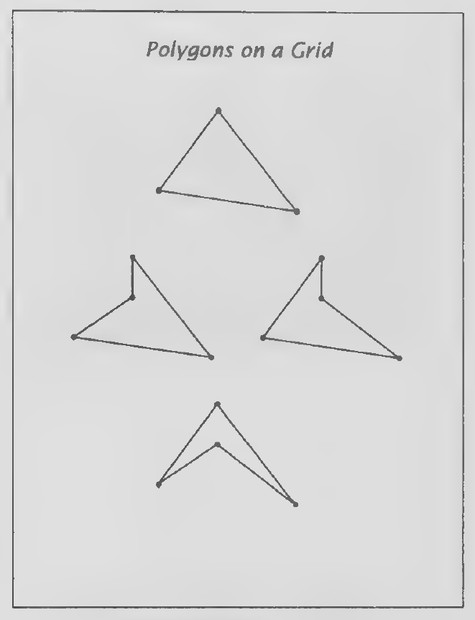 Transparency 4-2-3: Polygons on a grid (Set II, Exs. 44-47)