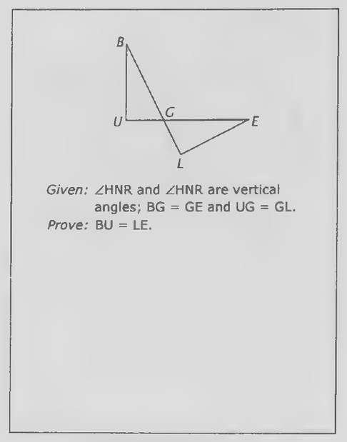 Transparency 4-4-4: Congruence proof (Set II, Ex. 31)