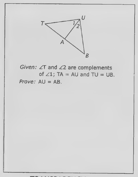 Transparency 4-4-6: Congruence proof (Set II, Ex. 33)