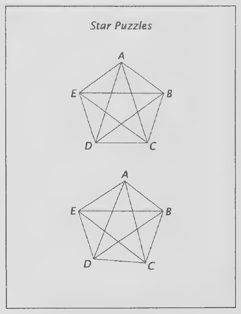 Transparency 4-5-4: Star puzzles (Set II, Exs. 43-47)