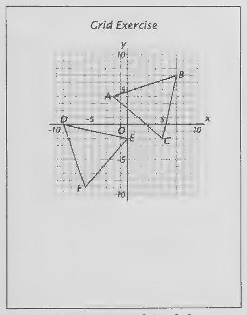 Transparency 4-6-6: Grid exercise (Set II, Exs. 44-51)