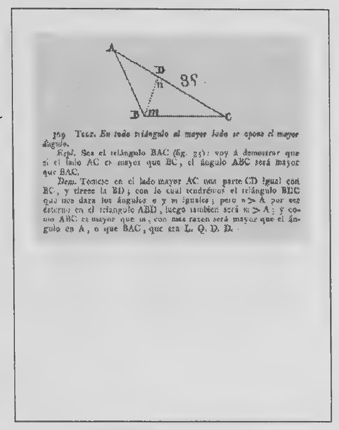 Transparency 5-R-4: Theorem proof from Spanish mathematics book