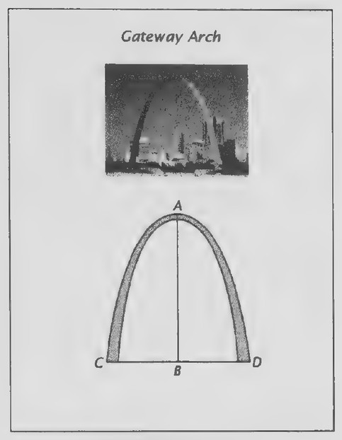 Transparency 5-R-5: Gateway arch (Set I, Exs. 5-8)