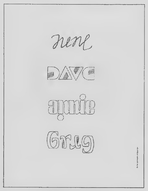 Transparency 8-4-1: Upside-down names by Scott Kim