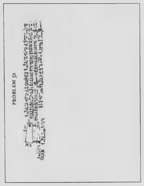 Transparency 9-4-1: Problem 52 from the Rhind Papyrus