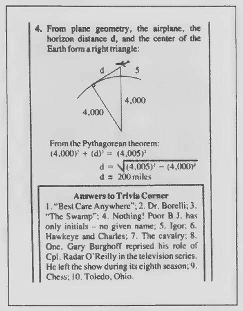 Transparency 12-2-2: Plane-perspective solution