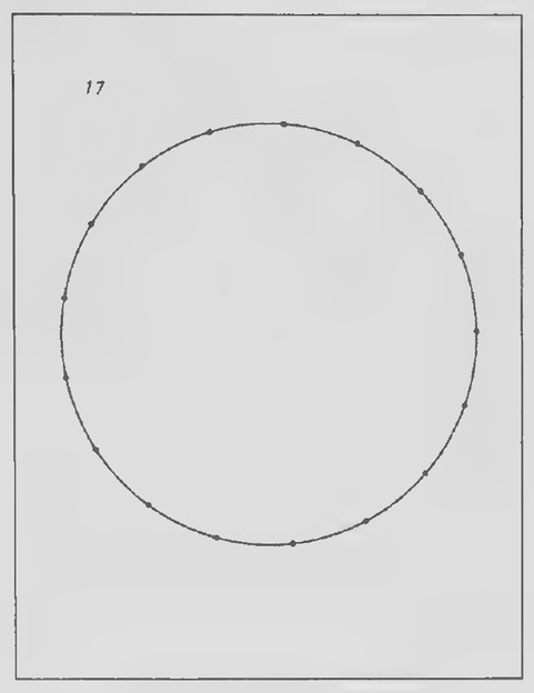 Transparency 14-2-3: Construction of a regular 17-gon