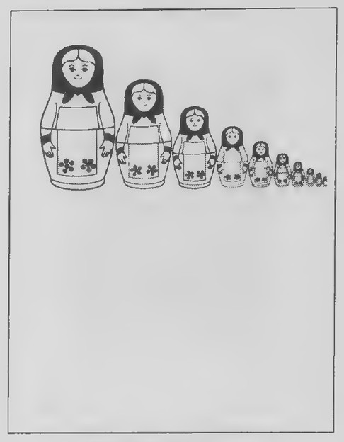 Transparency 14-4-1: Russian dolls in a row